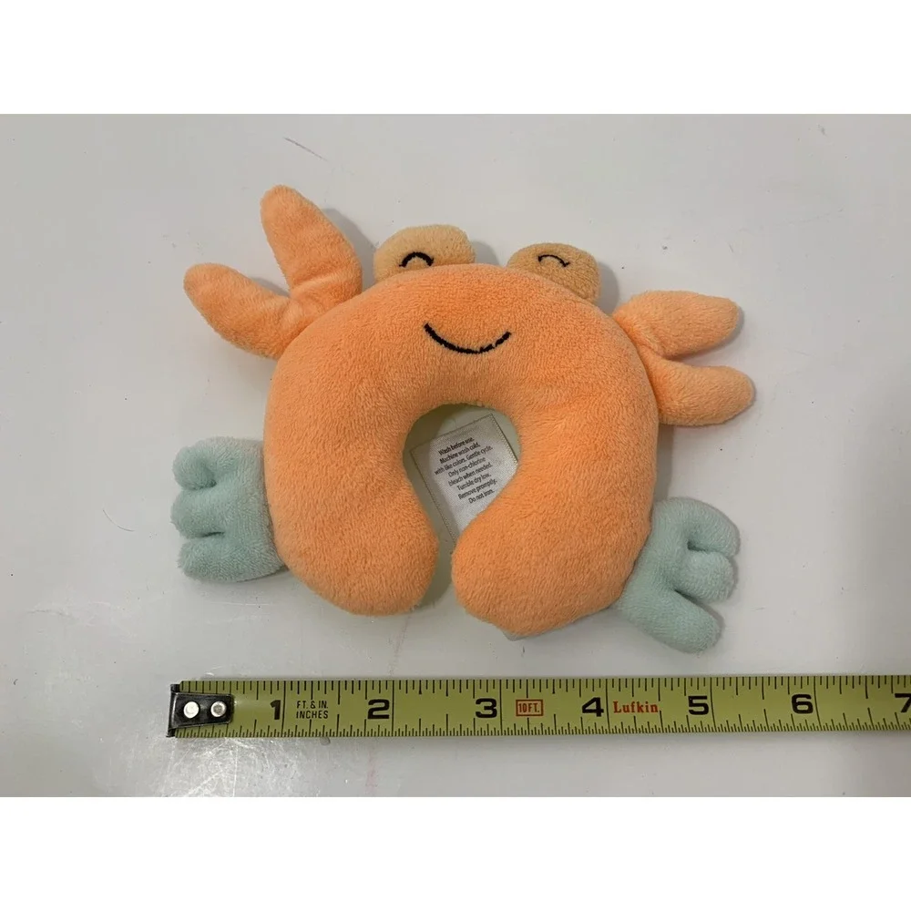 plush baby toys Manhattan fox teether lovey Boppy mini orange stuffed crab